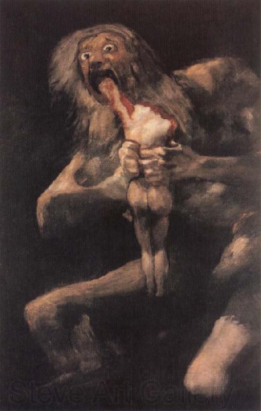 Francisco de goya y Lucientes Devouring One of his Children